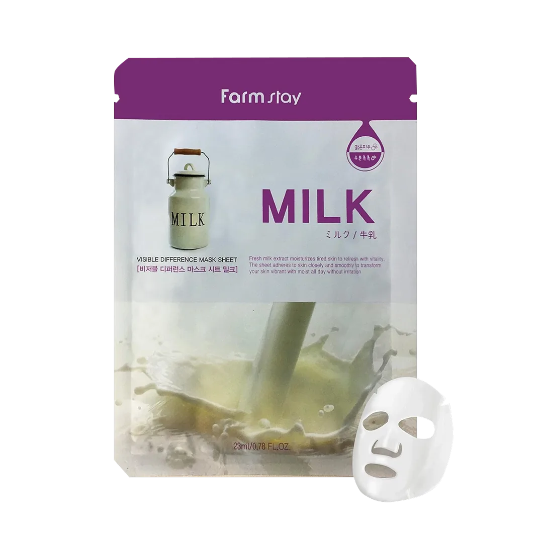 Milk Visible Difference Mask Sheet