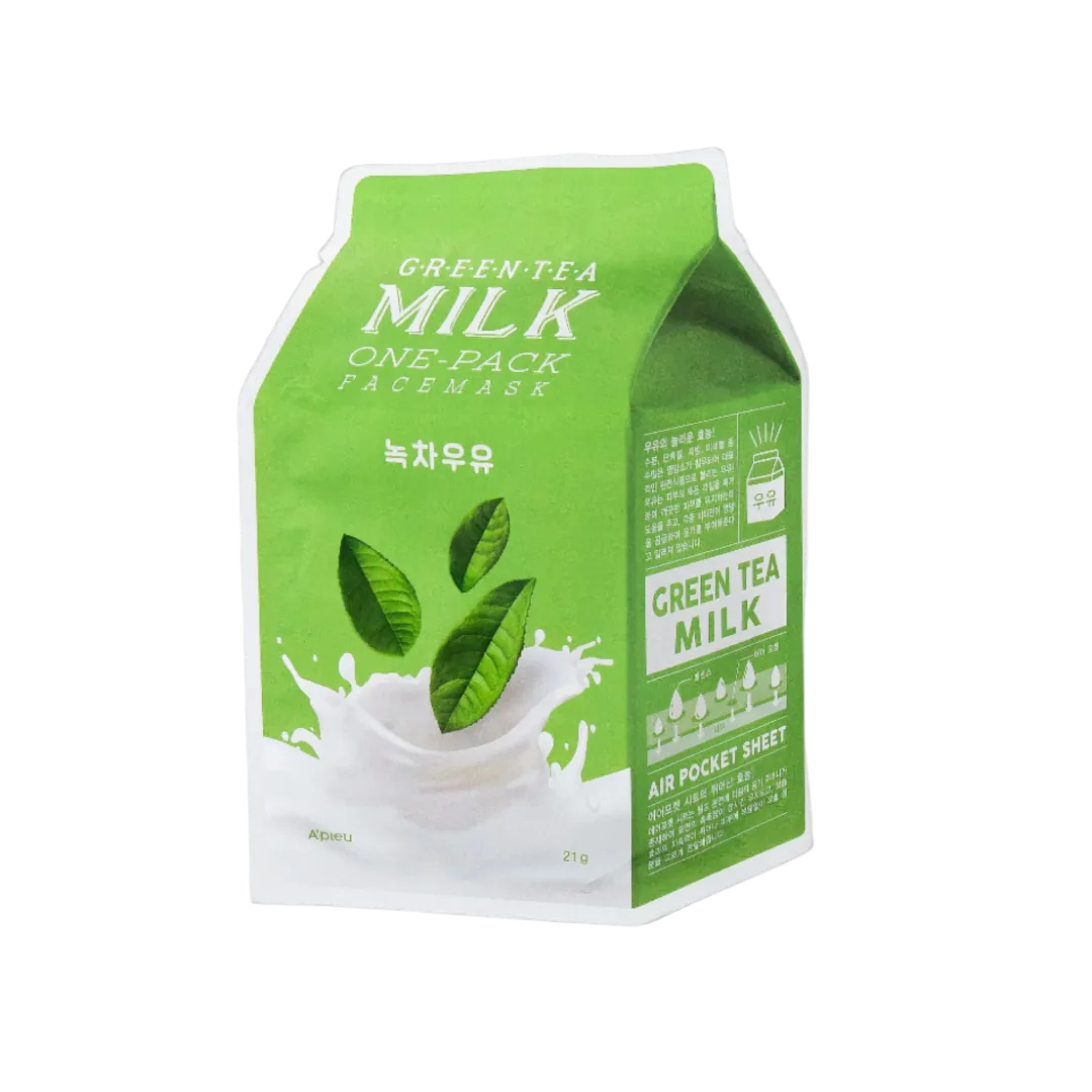 A'pieu Green Tea Milk One Pack Face Mask